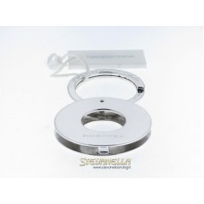 PIANEGONDA portachiavi argento modello cerchio referenza PA010361 new 